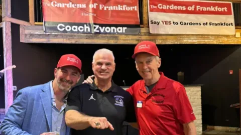 Coach Zvonar received ring at event